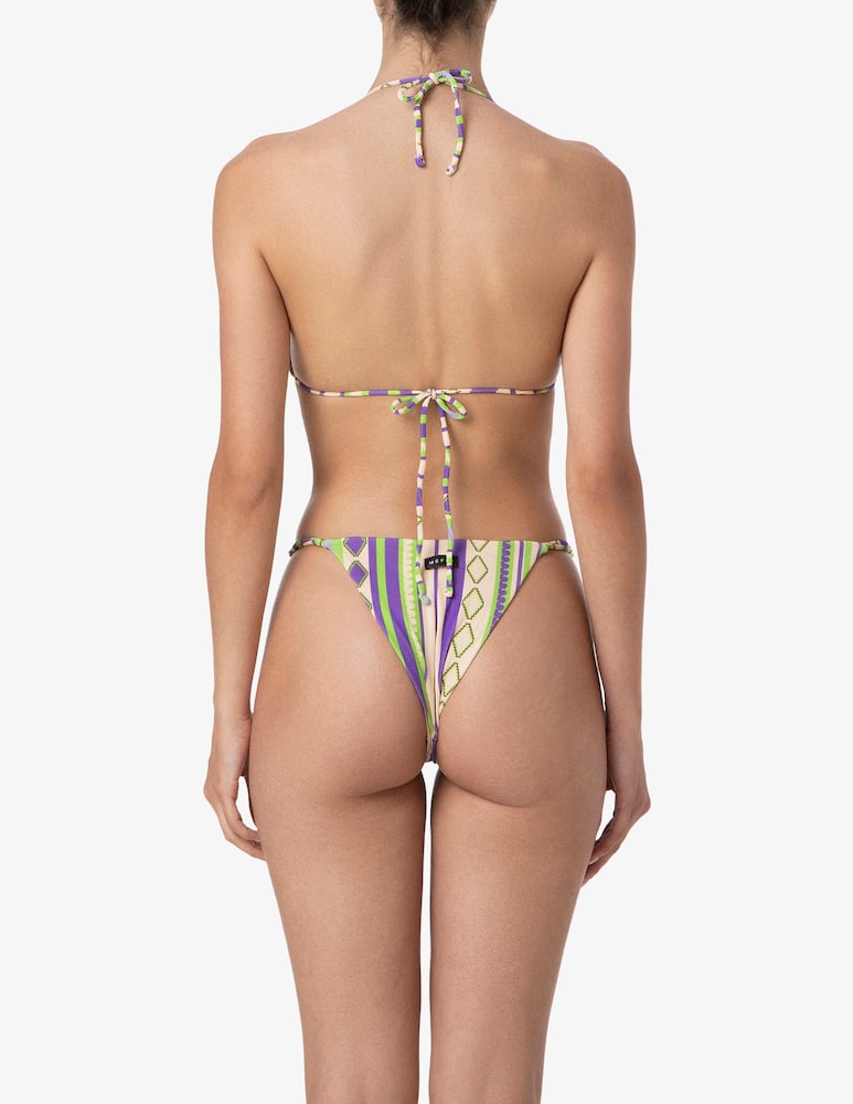 Me-fui Striped triangle bikini set - picture 2 Me-fui Striped triangle bikini set - picture 2