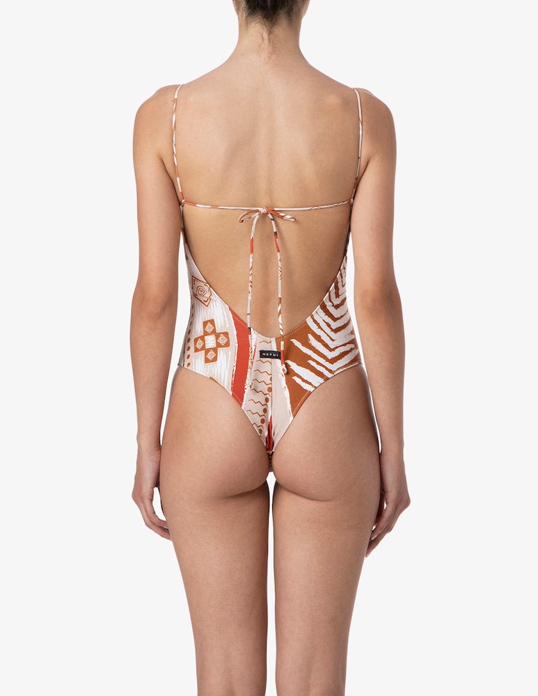 rinascente Me-fui Monokini intero con laccetti