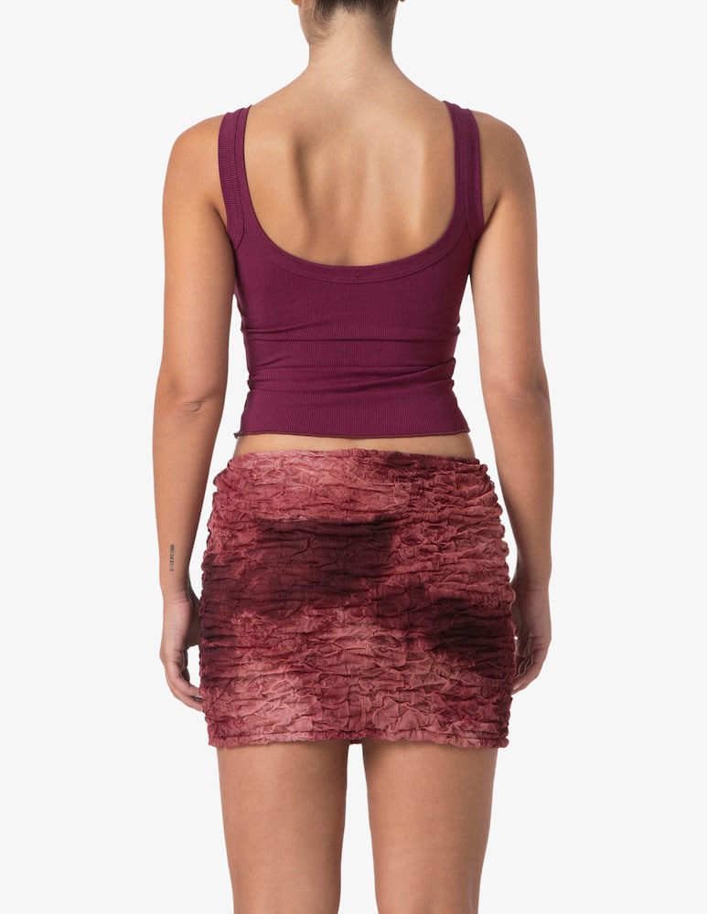 F**K Ribbed jersey tank top - picture 2 F**K Ribbed jersey tank top - picture 2