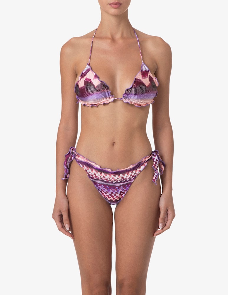 rinascente F**K Triangle bikini with adjustable brief set