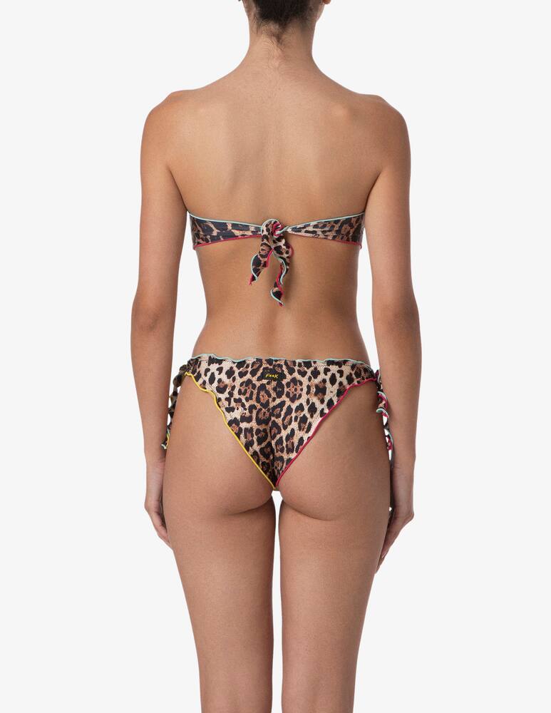 rinascente F**K Bandeau bikini with tie briefs set