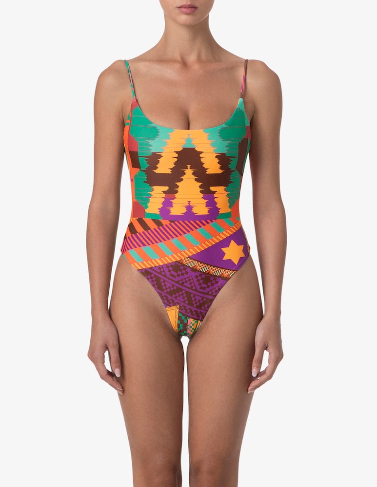 rinascente F**K Graphic print monokini