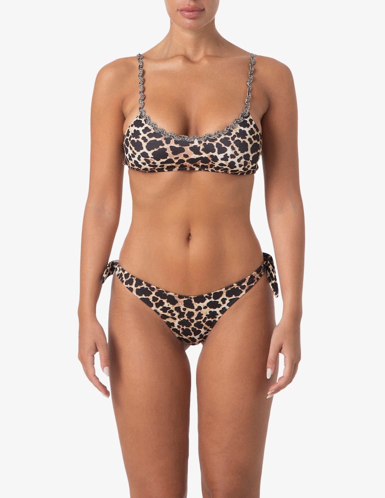 rinascente F**K Leopard print bikini set