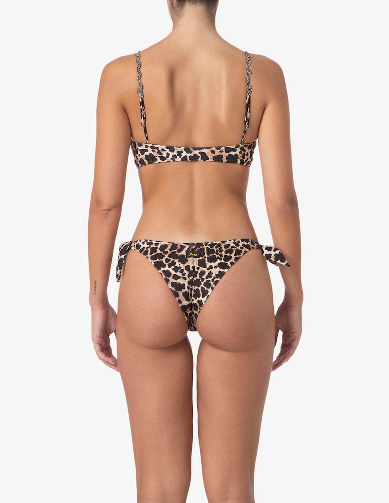 rinascente F**K Leopard print bikini set