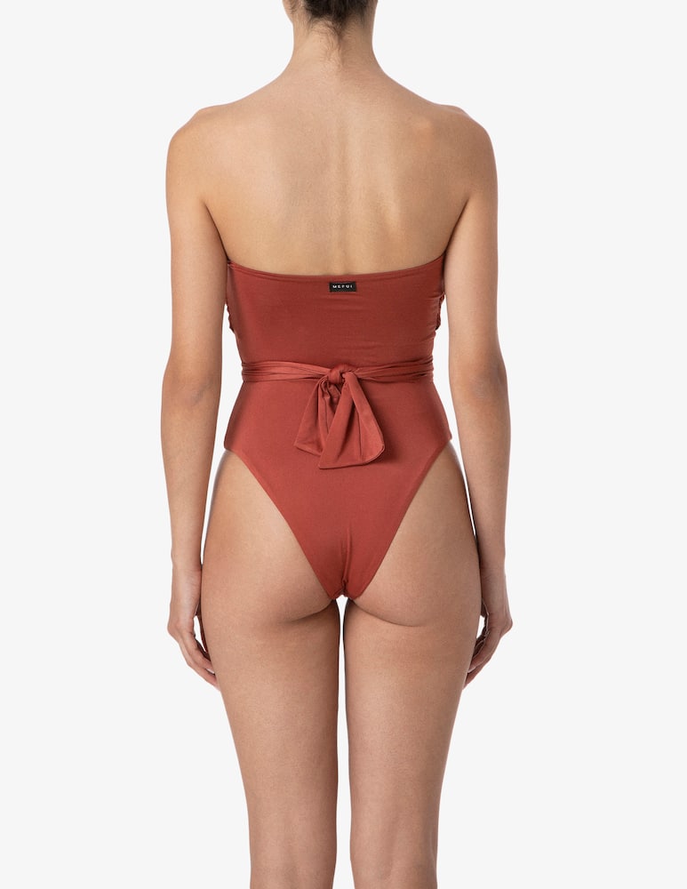 rinascente Me-fui Twist bandeau swimsuit