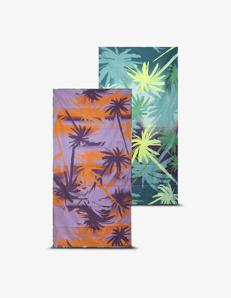 rinascente Me-fui Telo mare microfibra palme