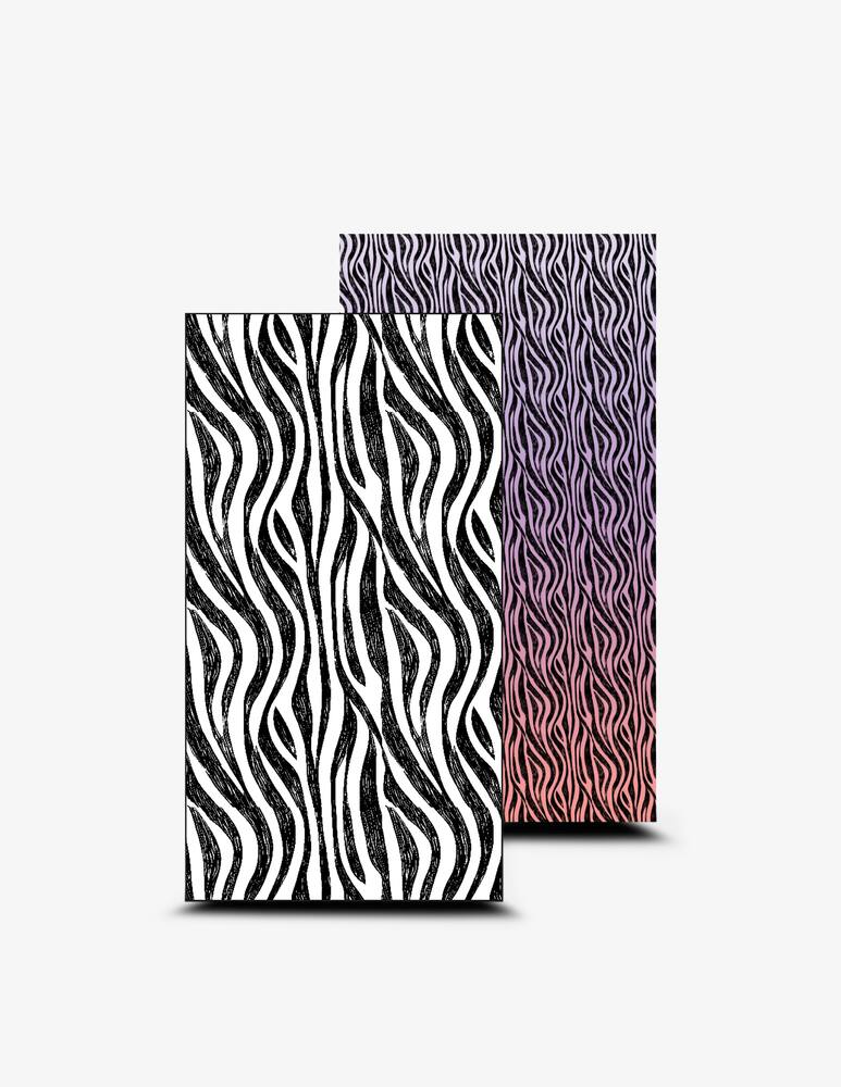 rinascente F**K Zebra wave microfibre beach towel
