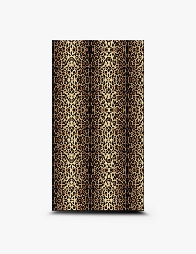 rinascente F**K Microfibre animal print towel