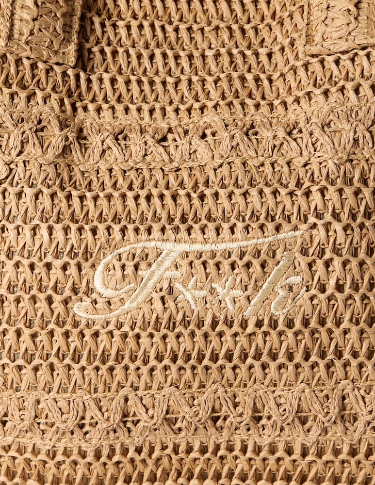 rinascente F**K Borsa shopper in rafia intrecciata