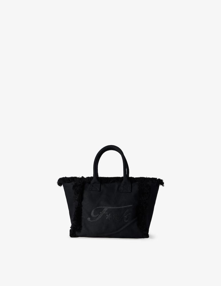 F**K Maxi tote bag with logo trim - picture 1 F**K Maxi tote bag with logo trim - picture 1