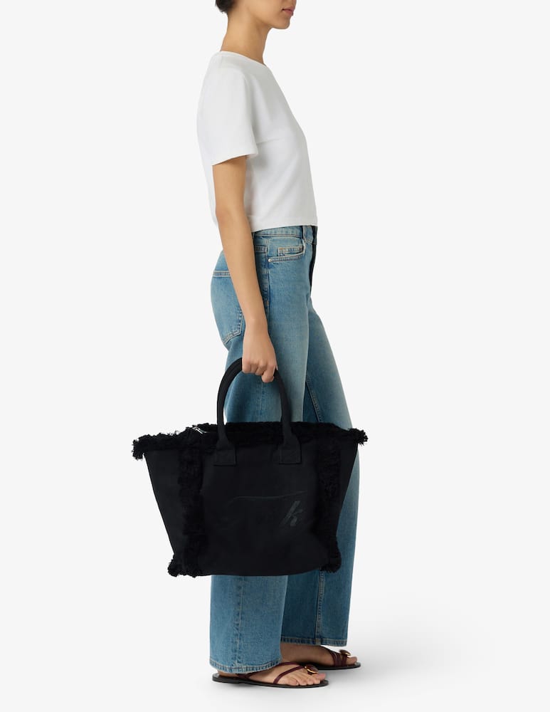 F**K Maxi tote bag with logo trim - picture 2 F**K Maxi tote bag with logo trim - picture 2