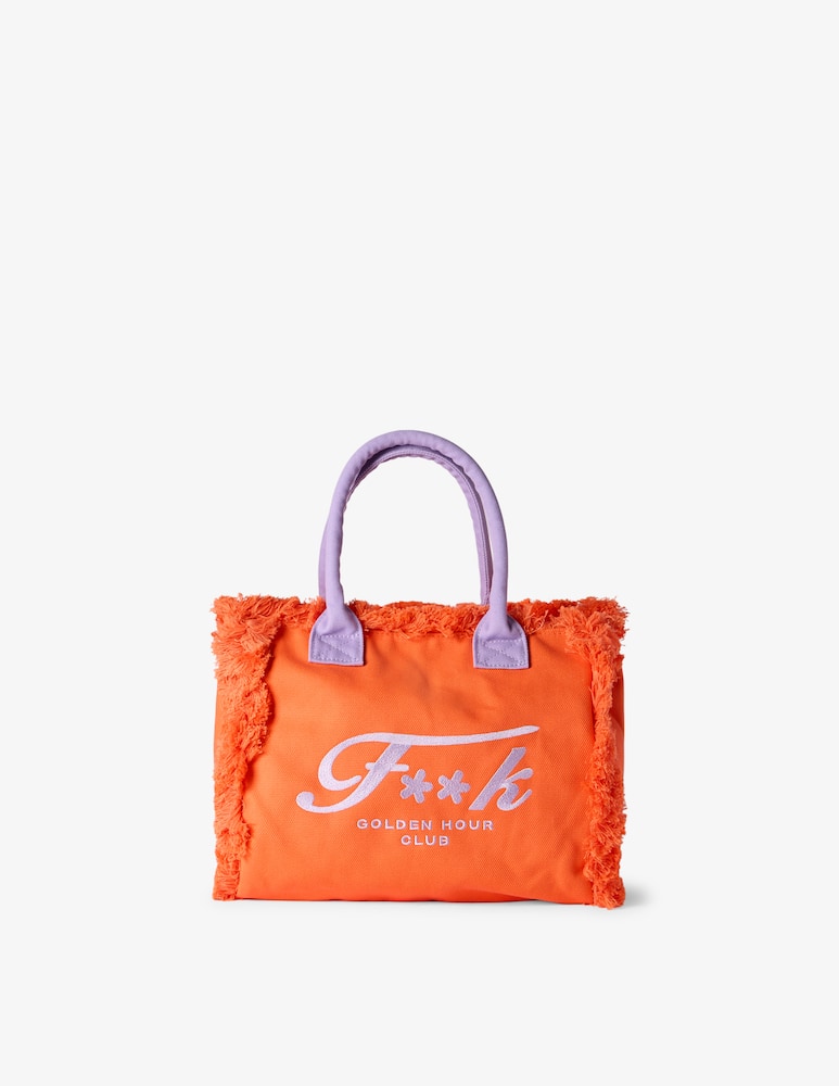 rinascente F**K Borsa tote maxi con logo