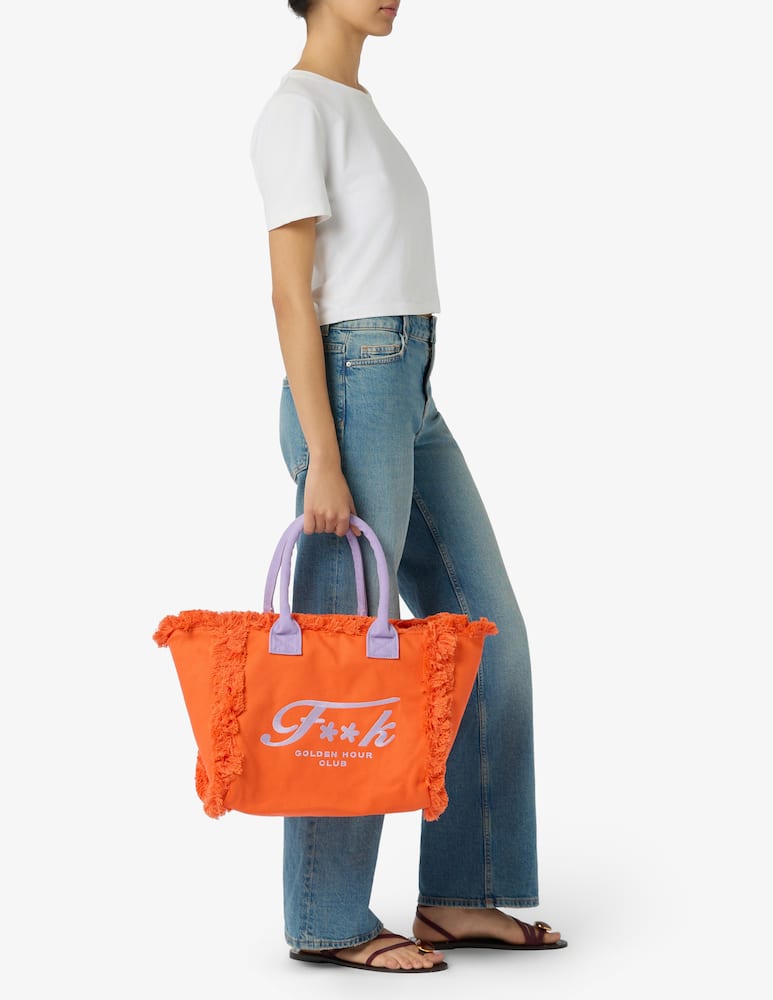 rinascente F**K Borsa tote maxi con logo