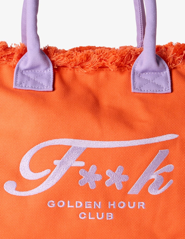 rinascente F**K Borsa tote maxi con logo