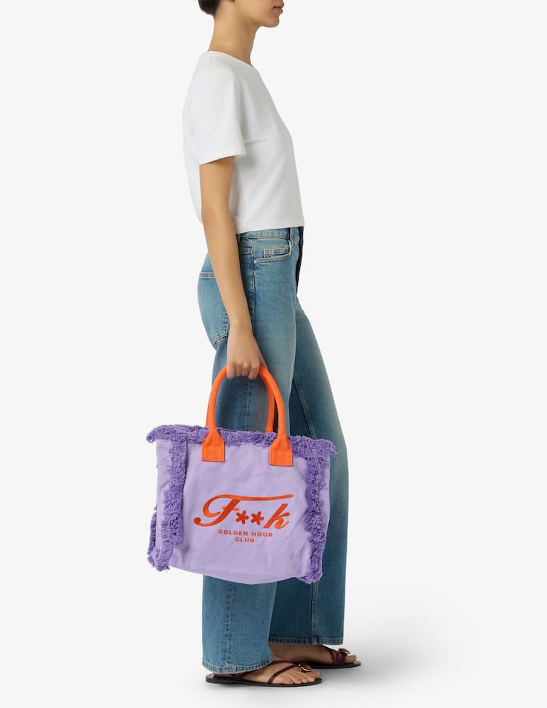 rinascente F**K Borsa shopper maxi con logo