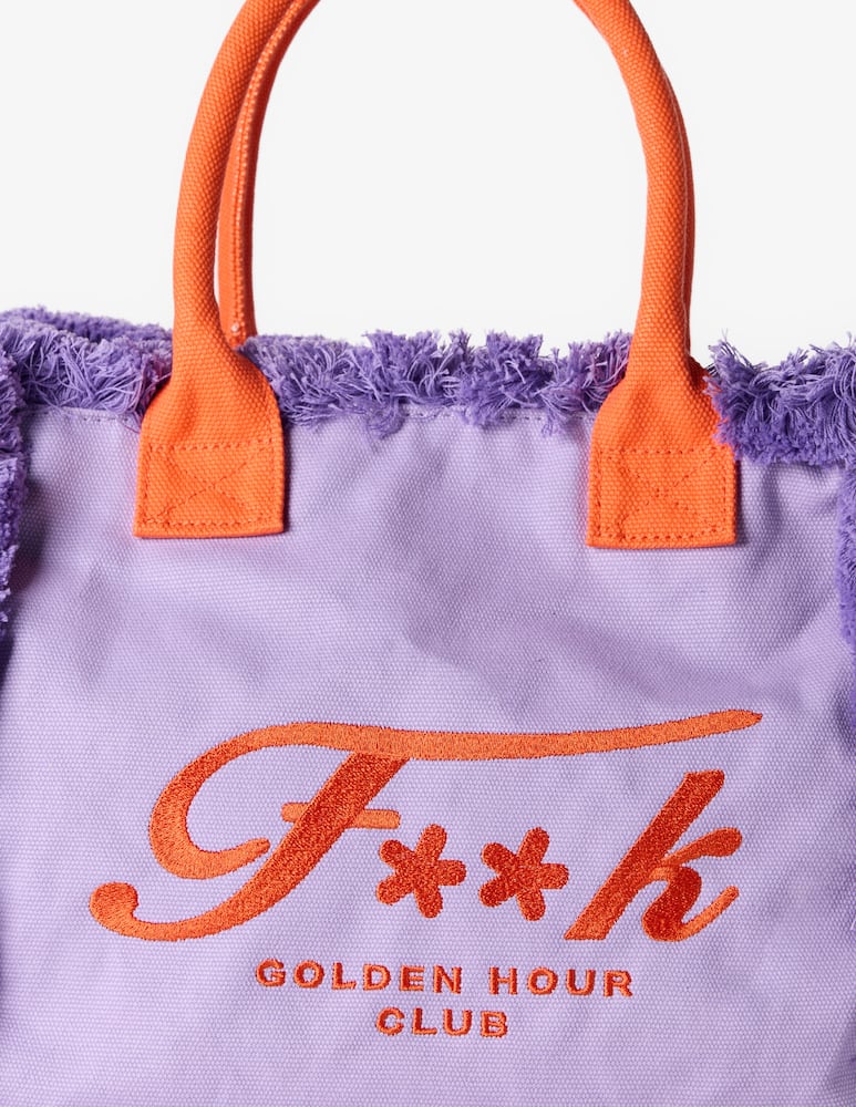 rinascente F**K Borsa shopper maxi con logo