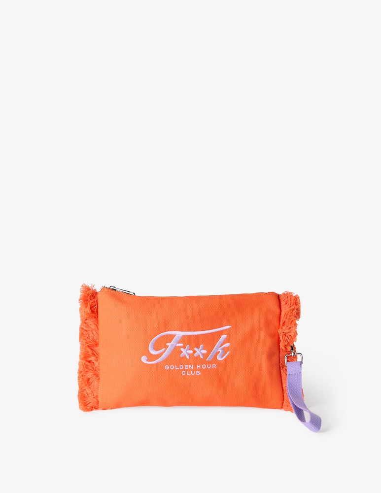 rinascente F**K Mini pochette con logo