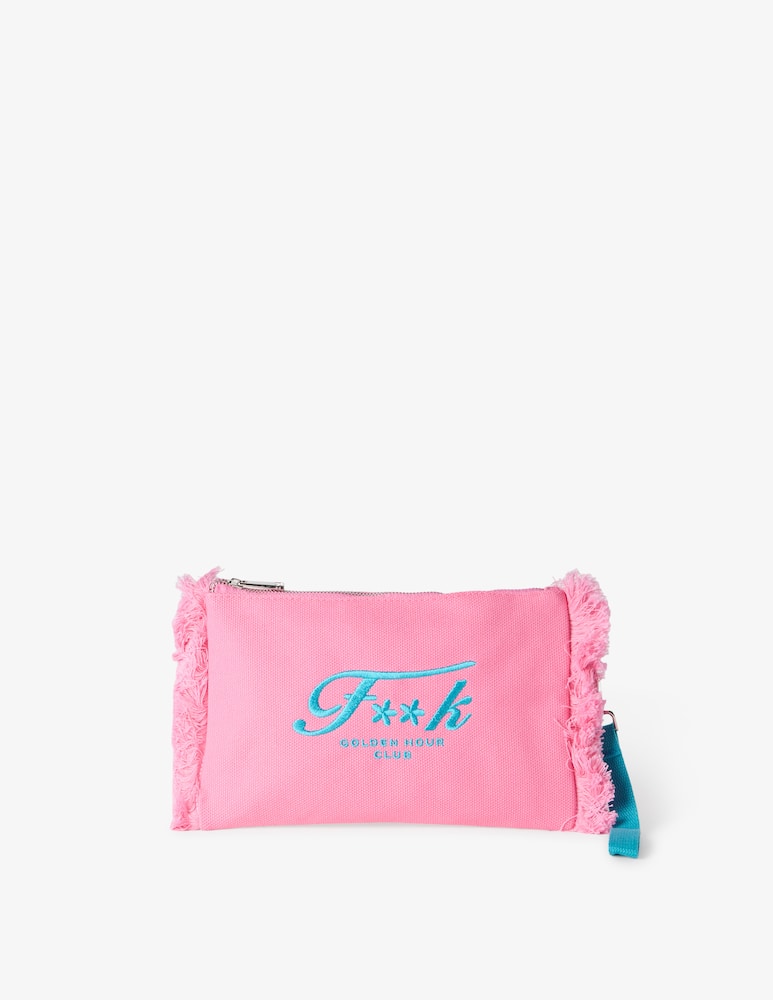 rinascente F**K Mini pochette con logo