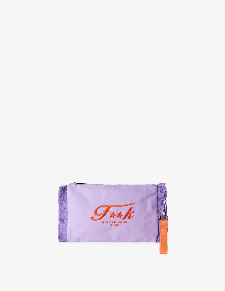 rinascente F**K Mini pochette con logo