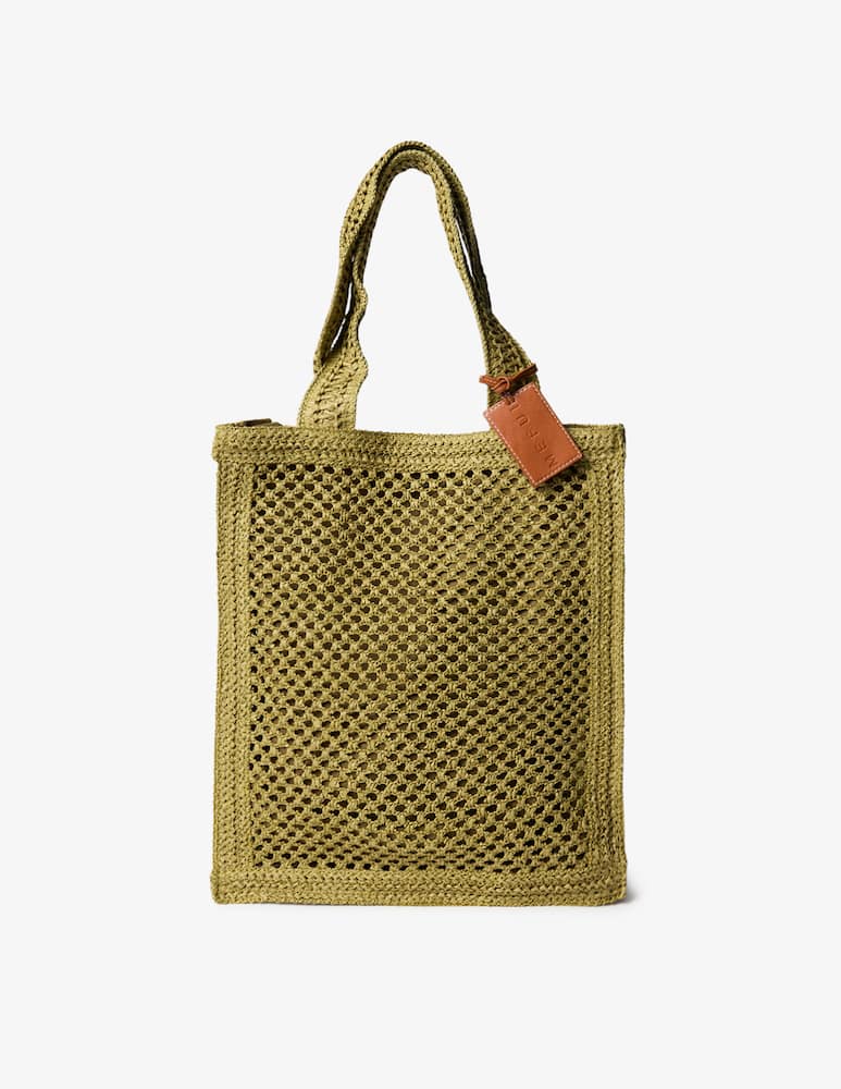 rinascente Me-fui Borsa shopper mare in rafia