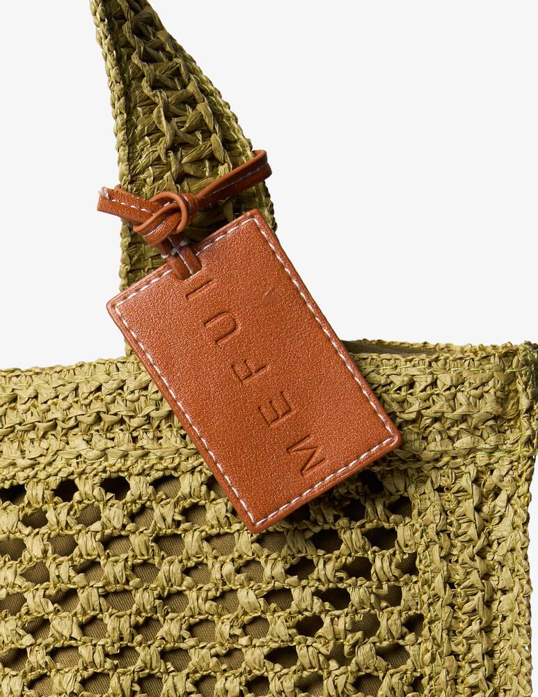 rinascente Me-fui Borsa shopper mare in rafia