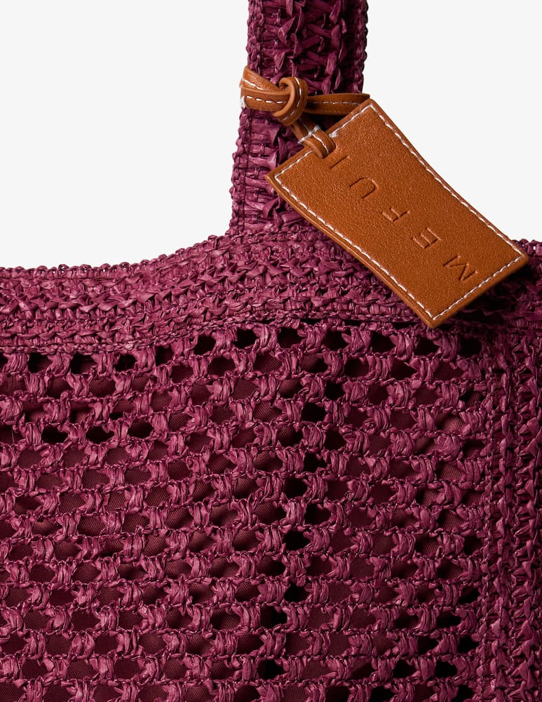 rinascente Me-fui Borsa shopper mare intrecciata