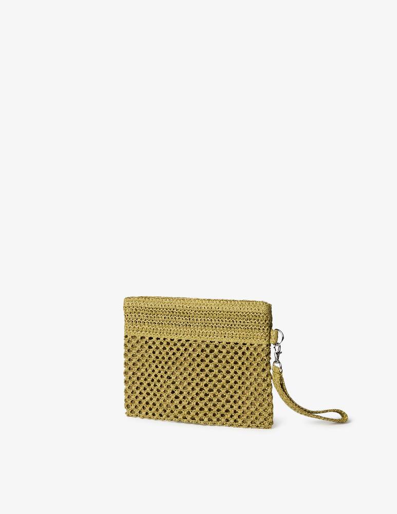 rinascente Me-fui Mini pochette in rafia