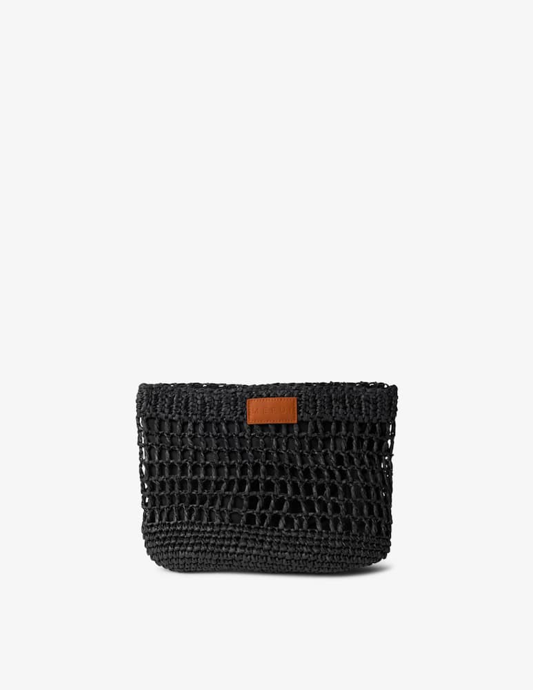 rinascente Me-fui Mini pochette in rafia