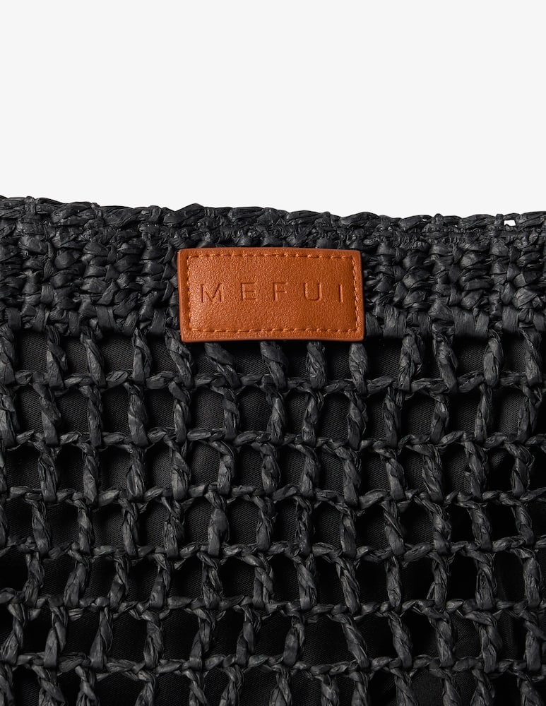 rinascente Me-fui Mini pochette in rafia