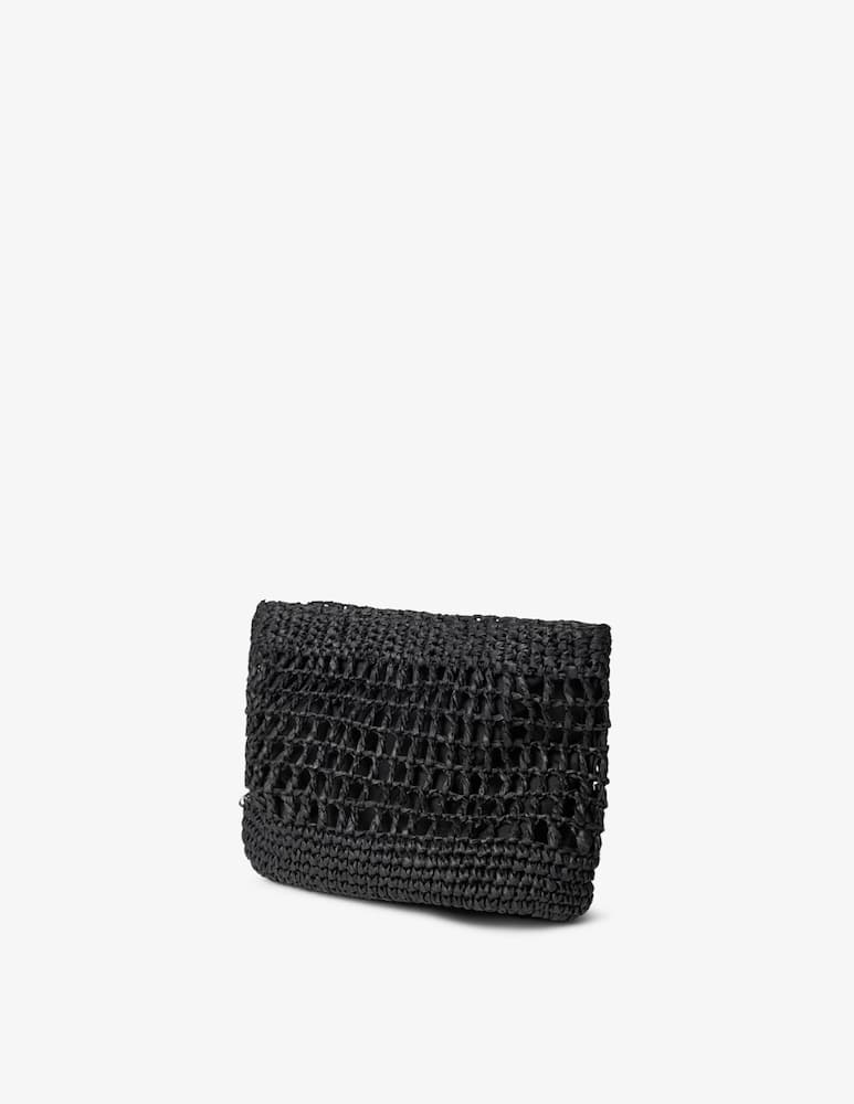 rinascente Me-fui Mini pochette in rafia