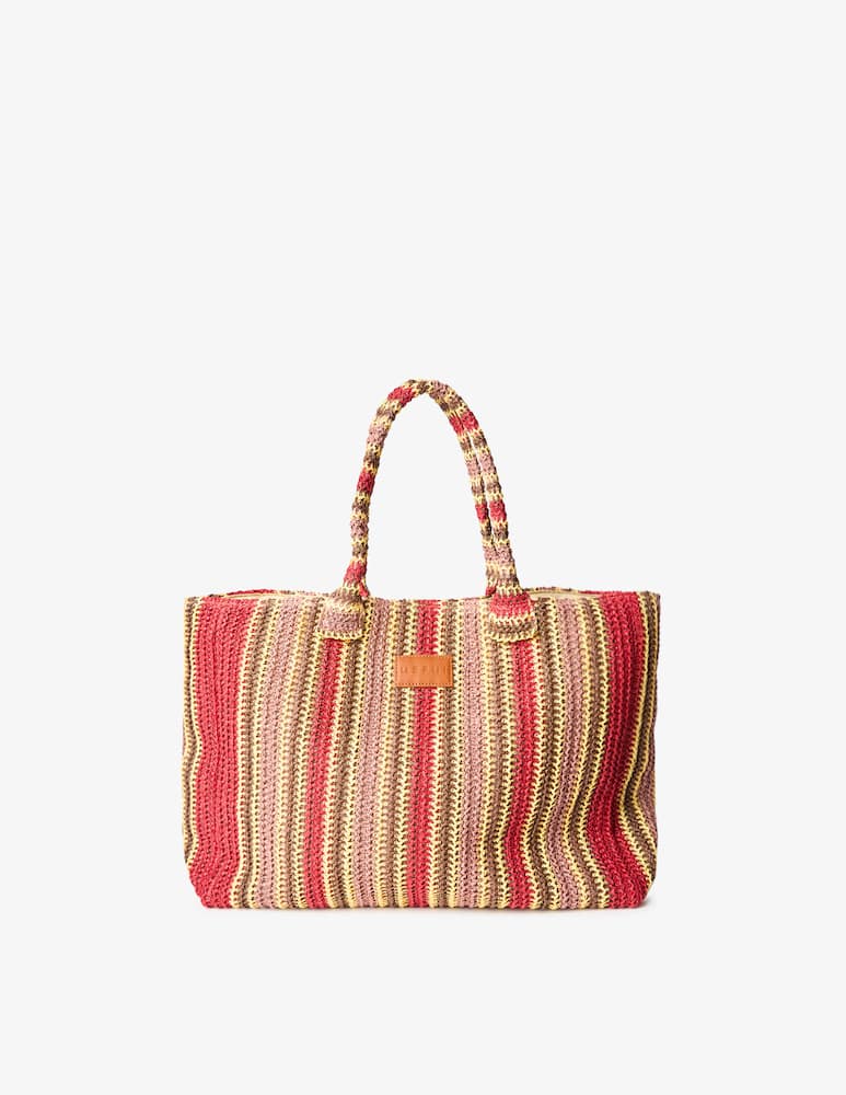 rinascente Me-fui Borsa shopper maxi in rafia