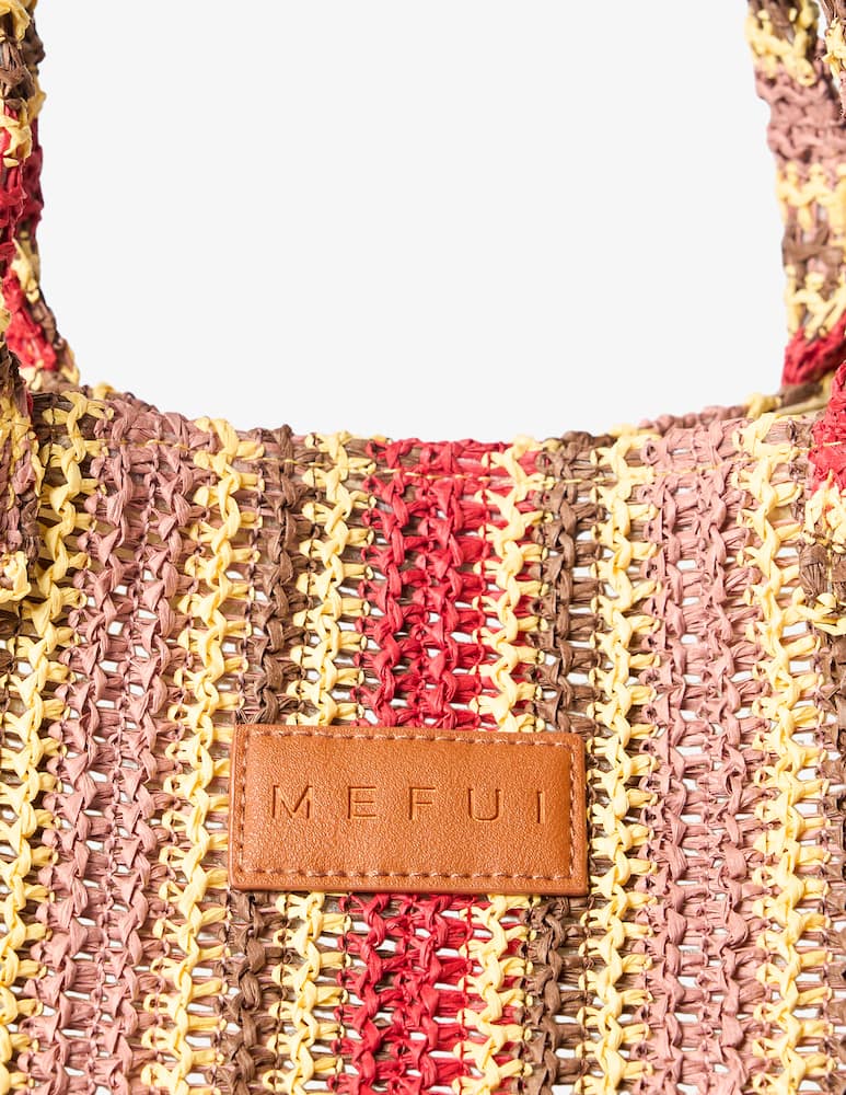 rinascente Me-fui Borsa shopper maxi in rafia