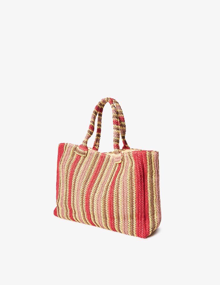 rinascente Me-fui Borsa shopper maxi in rafia