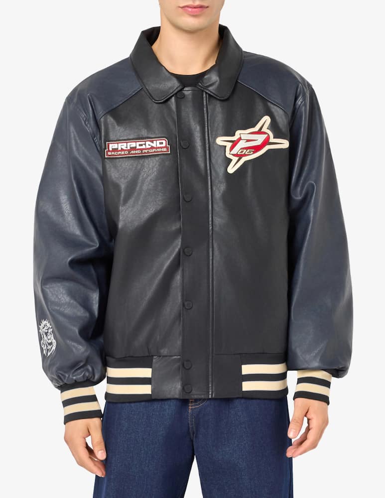 rinascente Propaganda Varsity jacket printed back