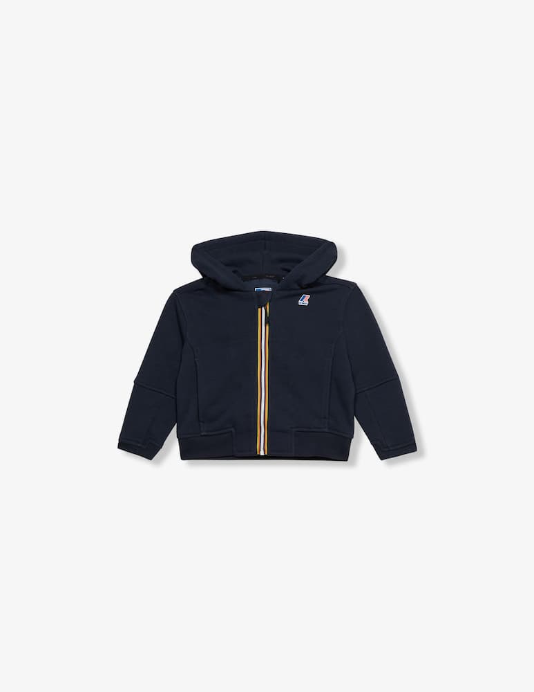 K-Way Felpa con cappuccio zip intera - immagine 1 K-Way Felpa con cappuccio zip intera - immagine 1