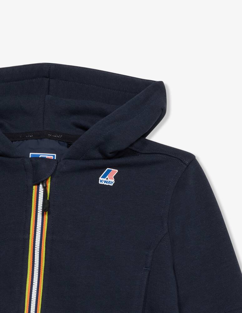 K-Way Felpa con cappuccio zip intera - immagine 3 K-Way Felpa con cappuccio zip intera - immagine 3