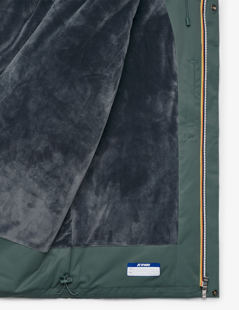 K-Way Giaccone con cappuccio Jacko Twill - immagine 4