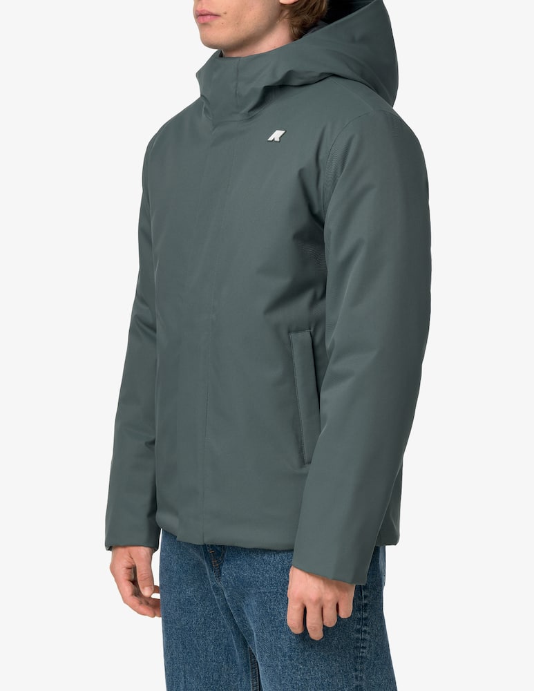 K-Way Giaccone con cappuccio Jacko Twill - immagine 5