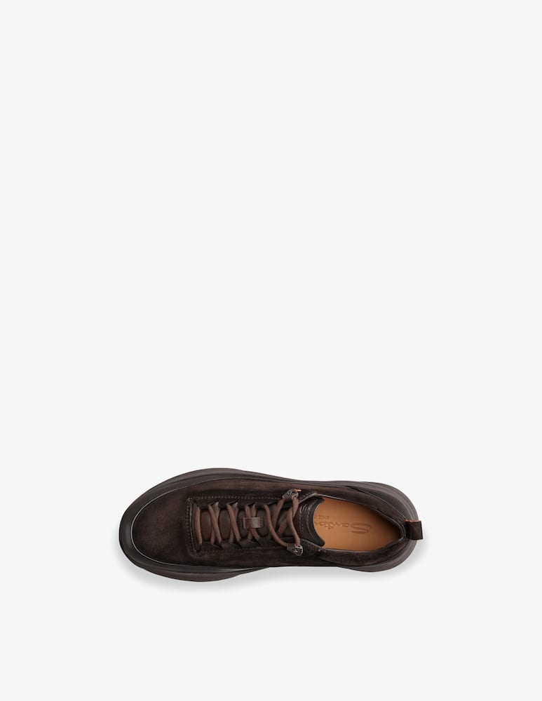 Santoni Sneakers in suede e pelle - immagine 4