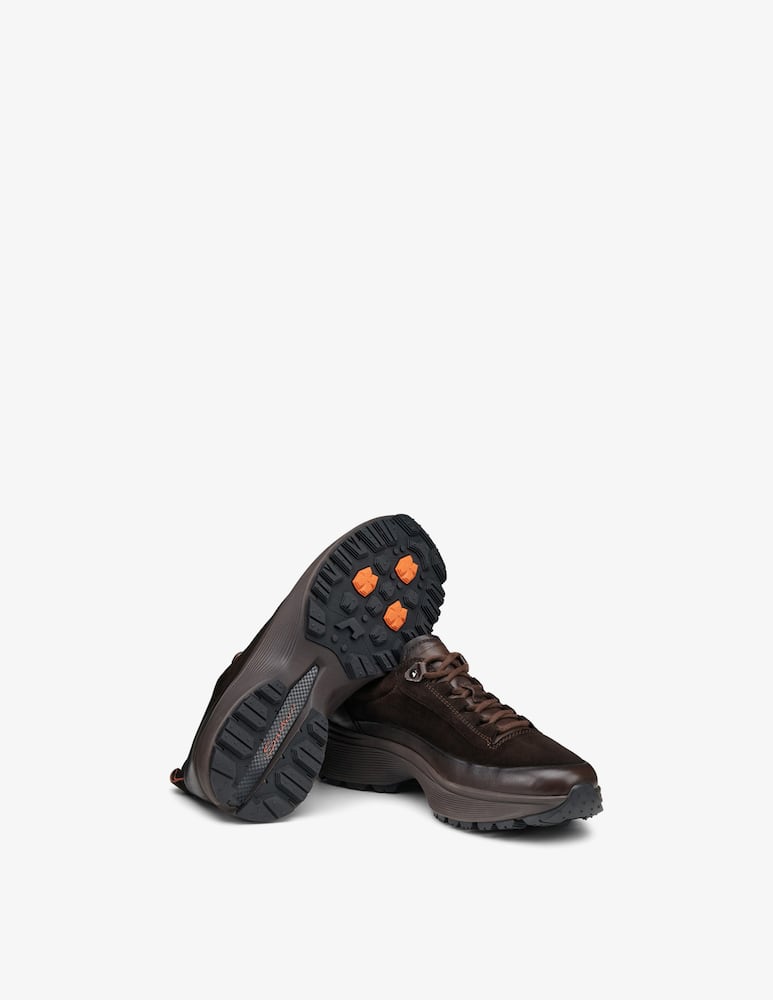 Santoni Sneakers in suede e pelle - immagine 8