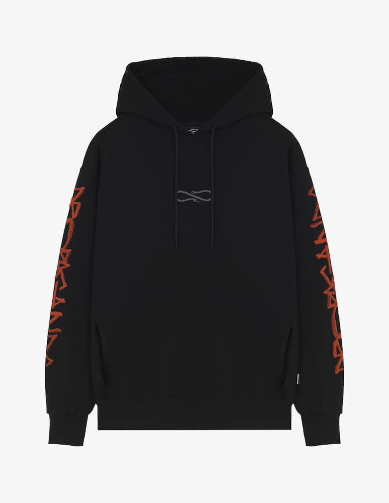 rinascente Propaganda Hoodie script embroidery