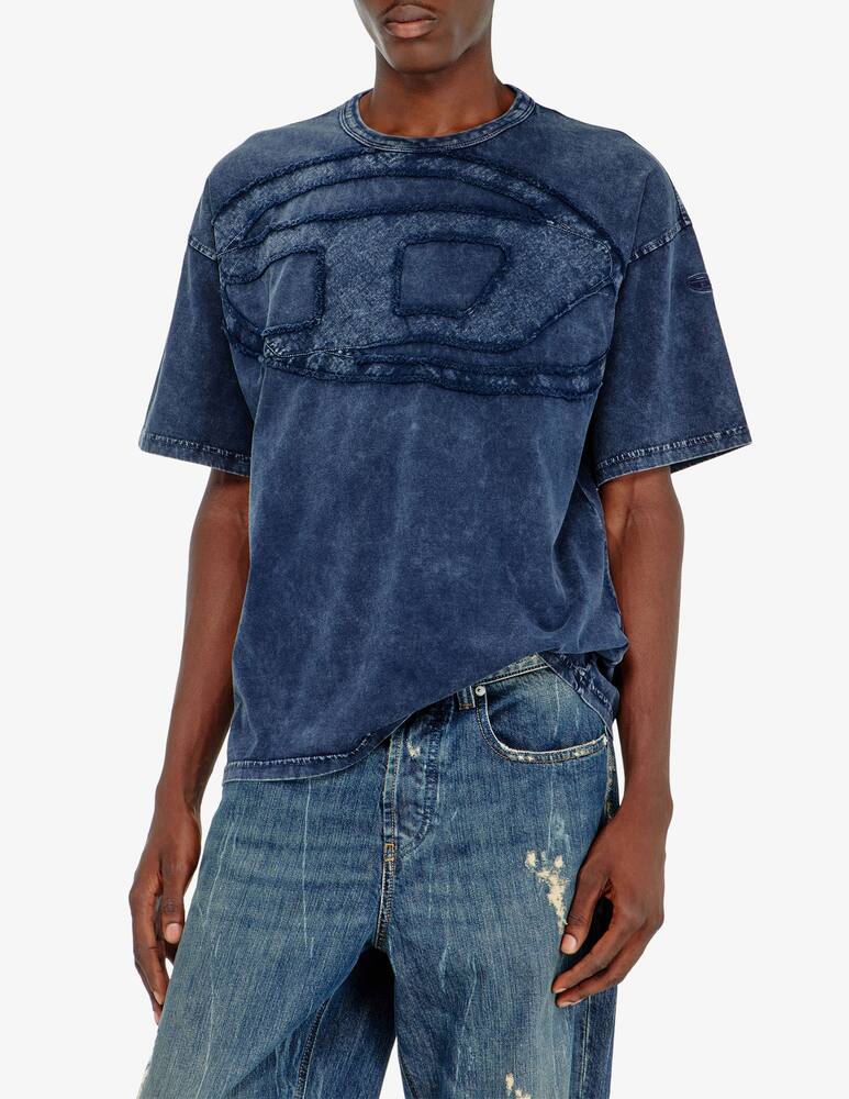 rinascente Diesel T-shirt con logo effetto délavé