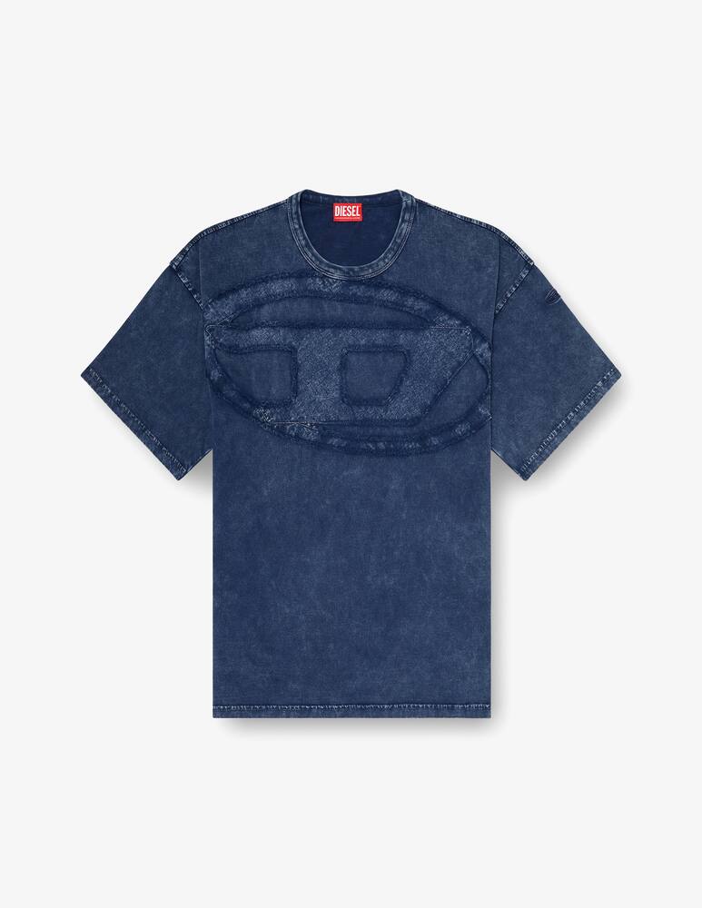 rinascente Diesel T-shirt con logo effetto délavé