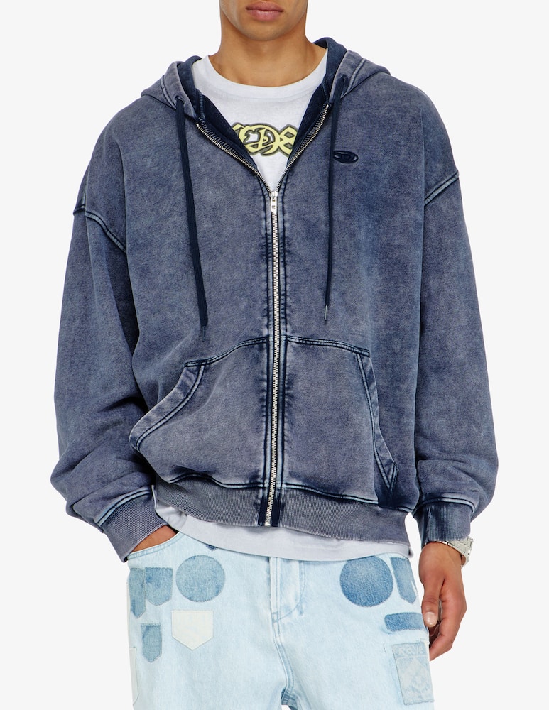 Diesel Zip-up hooded jumper - picture 1 Diesel Zip-up hooded jumper - picture 1