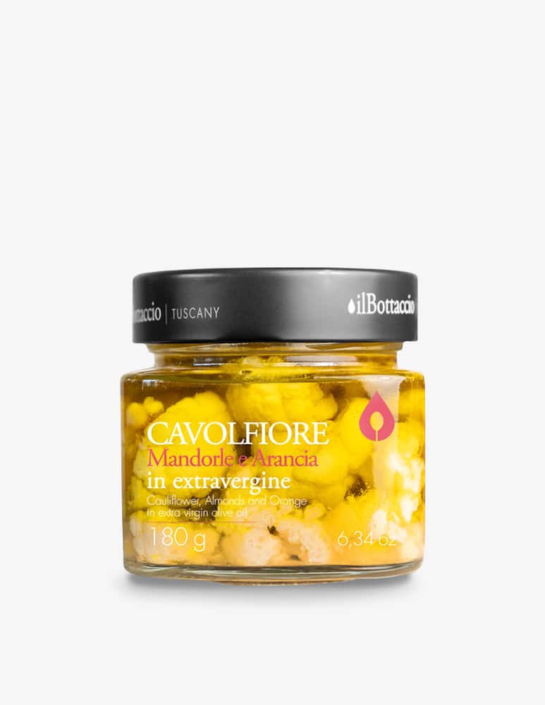 il Bottaccio Cauliflower, Walnuts and Orange in EVO oil - picture 1 il Bottaccio Cauliflower, Walnuts and Orange in EVO oil - picture 1