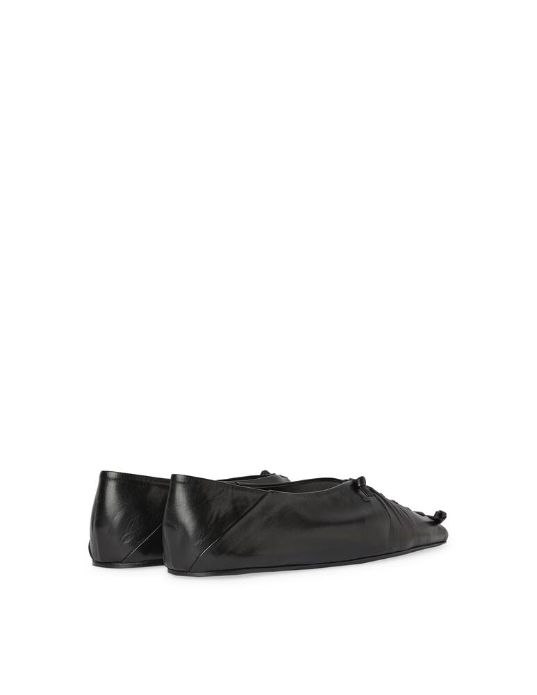 rinascente Jil Sander Ballerine in pelle con cuciture