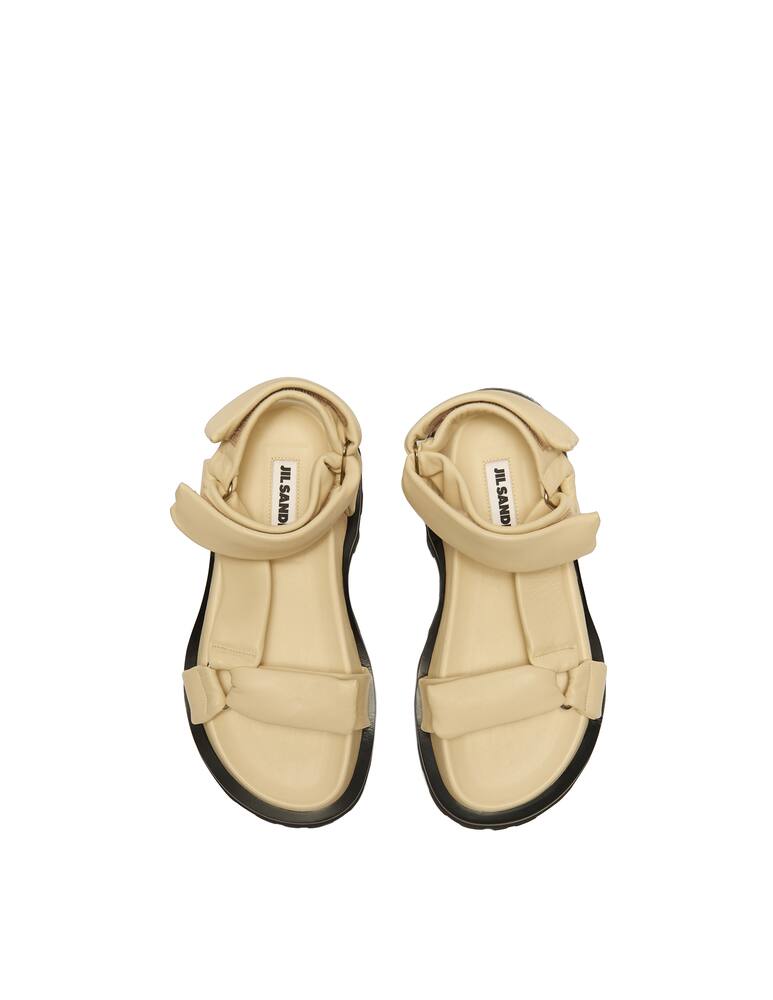 rinascente Jil Sander Sandali in pelle con platform