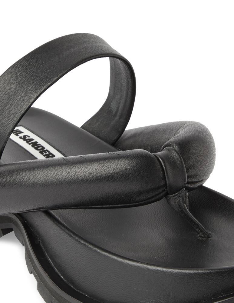 rinascente Jil Sander Platform leather sandals