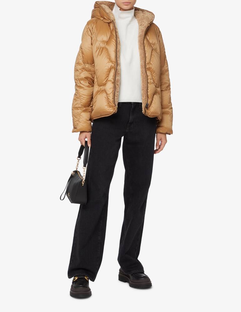 rinascente SEVENTY Piumino reversibile con cappuccio arricciato - Beige