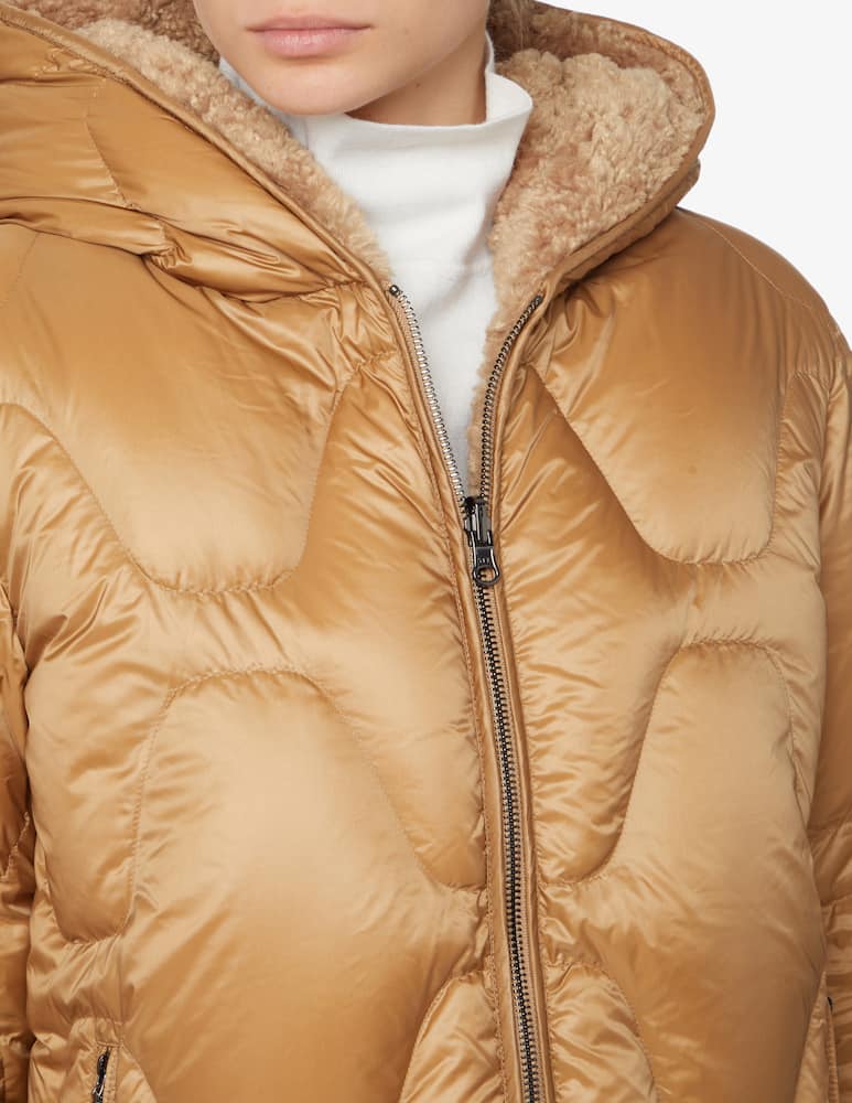 rinascente SEVENTY Piumino reversibile con cappuccio arricciato - Beige